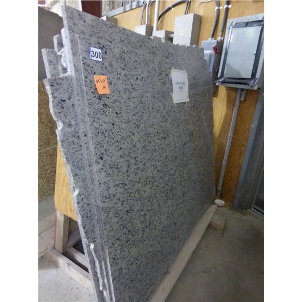 6- Slabs, Approx. 69" x 54"  x 3/4" thick, Lake placid blue Granite (so much each x 6)