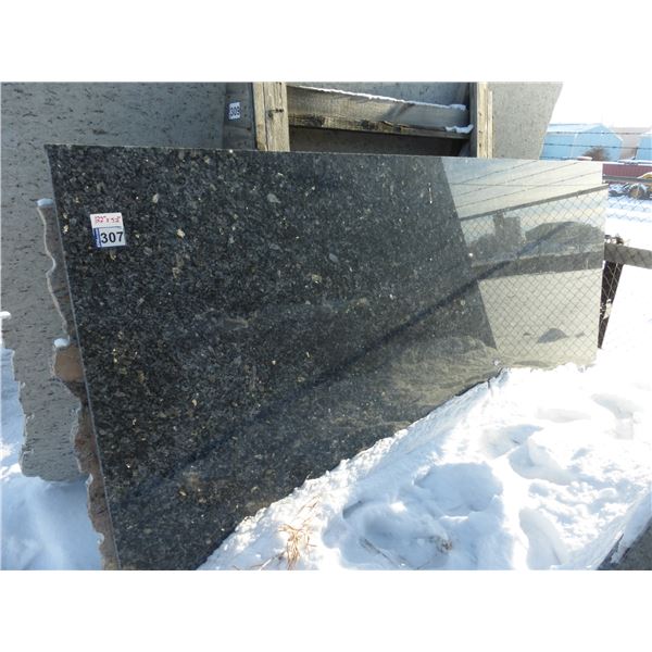 1- Slab, Approx. 122" x 52" x 3/4" thick, Silver pearl Granite