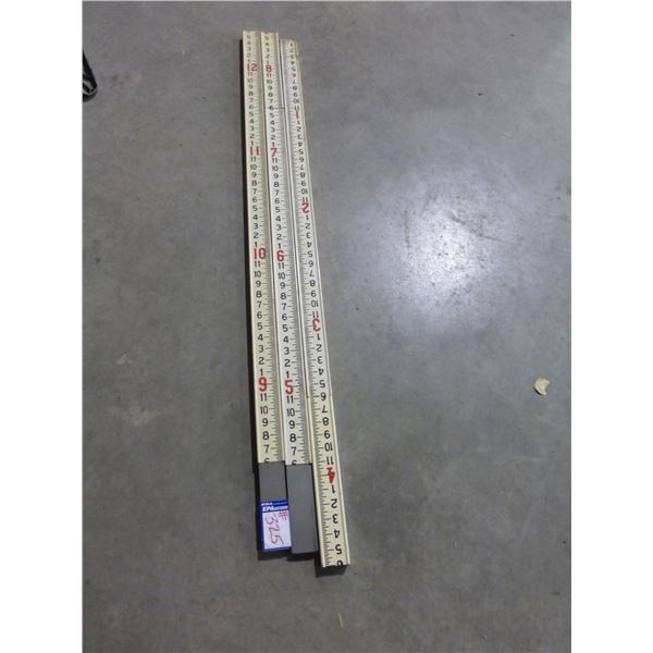 Surveyor's measuring stick