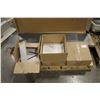Image 1 : 3- boxes of Carborundum strips, 1/4"x 3/8" x 12"  and 3- 48" x 12" rubber tapered strips