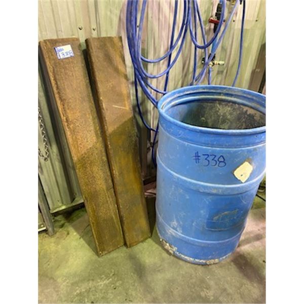 48" Fork Extentions & blue open barrel