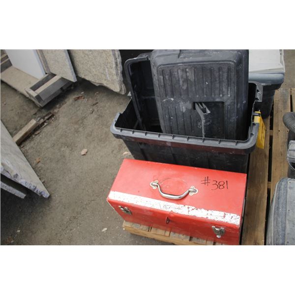 Approx. 3- tool boxes