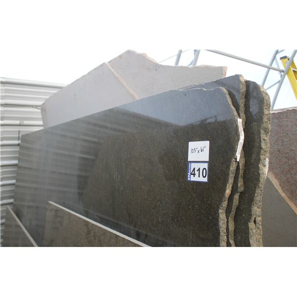 4- Full slabs, Approx. 103" x 61" x 3/4" thick, Seaweed green Granite (so much each x4)