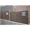 Image 1 : 2- Slabs, Various sizes x 3/4" thick, Coffee taupe Granite
