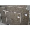 Image 3 : 6- Pieces, Various sizes x 3/4" thick, Tropical brown Granite