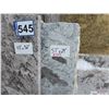 Image 2 : 4- Slab Pces, Various sizes x 1 1/4" thick, Bianco antico Granite