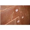 Image 4 : 1- Full slab, Approx. 92" x 62", 4- Slab Pces, Various sizes x 3/4" thick, Rose alicante Marble