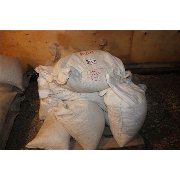 Approx. 10 bags of terrazzo chips (China white & various colors, #2 chips) Selling by the Pallet