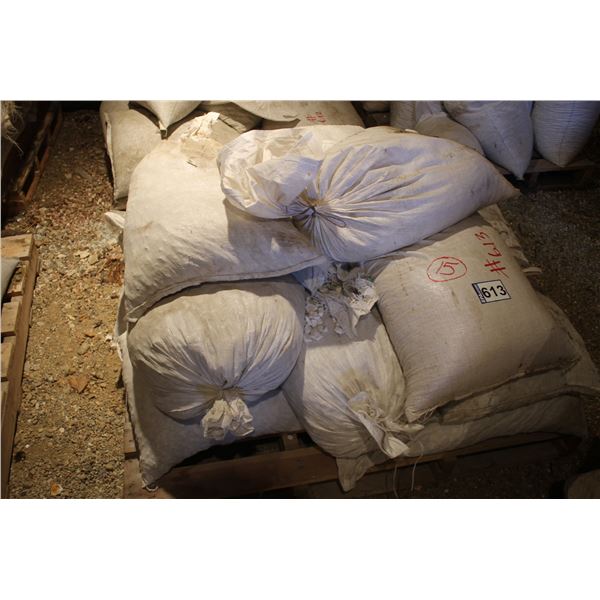 Approx. 15 bags of terrazzo chips (China white, venetian and #1, Botti, #1 chips) Selling by the Pal