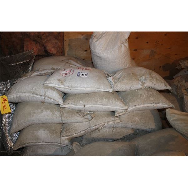 Approx. 25 bags of terrazzo chips (Sage green, #2 chips) Selling by the Pallet