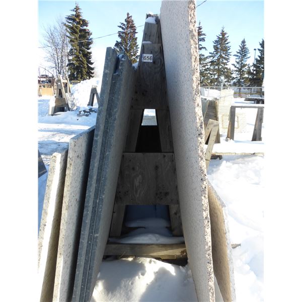 2- Wooden slab stand