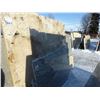 Image 1 : 3- Slabs, Various sizes x 1 1/4" thick, Mombasa Granite and other various colors