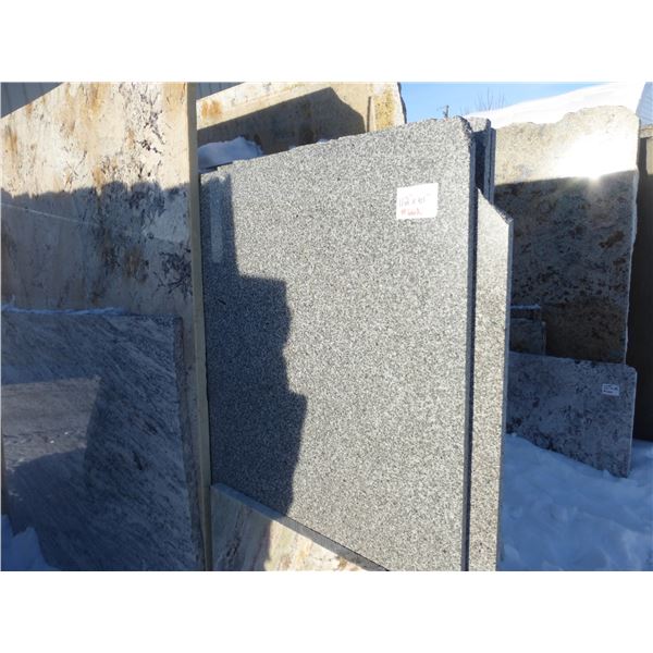 8- Slabs, Approx. 112" x 61" x 3/4" thick, Forest grey Granite (so much each x 8)