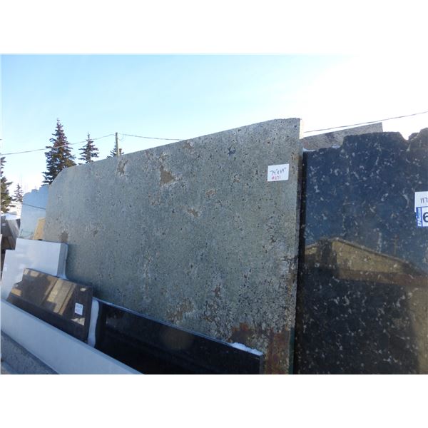 2- Slabs, Approx. 117" x 68" x 3/4" thick, Verde butterfly (so much each x 2)