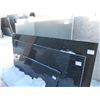 Image 1 : 6- Slabs, Various sizes x 1 1/4" thick, Black pearl, Diamond black Granite and other various colors