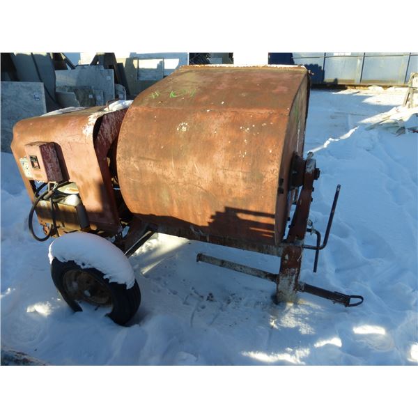 Portable elec. cement mixer
