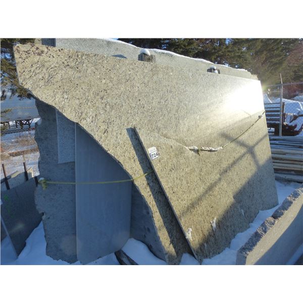2- Slabs, Various sizes x 3/4" thick, New venetian gold Granite