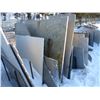 Image 4 : Approx. 21- Slabs, Various sizes and colors of Granite c/w metal slab stand
