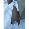 Image 3 : 12" x 91" Steel pipe and 2- 100 lb propane bottles