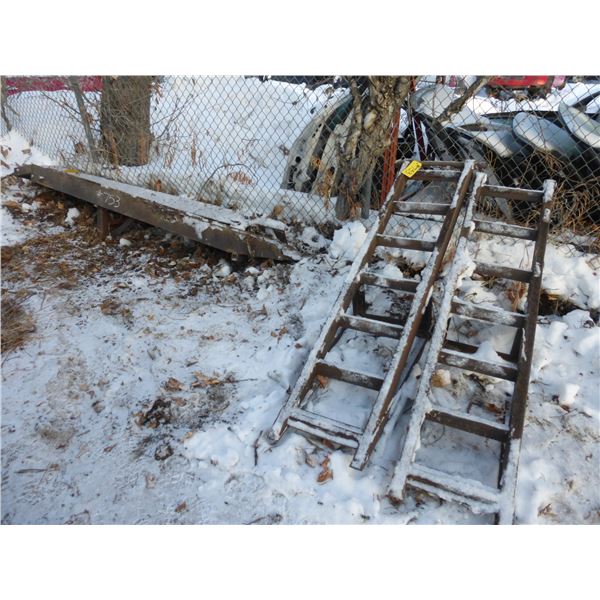 10" x 10' Steel ramps & 2- 15" x 66" Trailer ramps