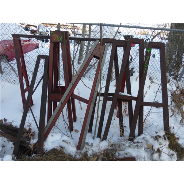 Approx. 4- sets of metal slab stands