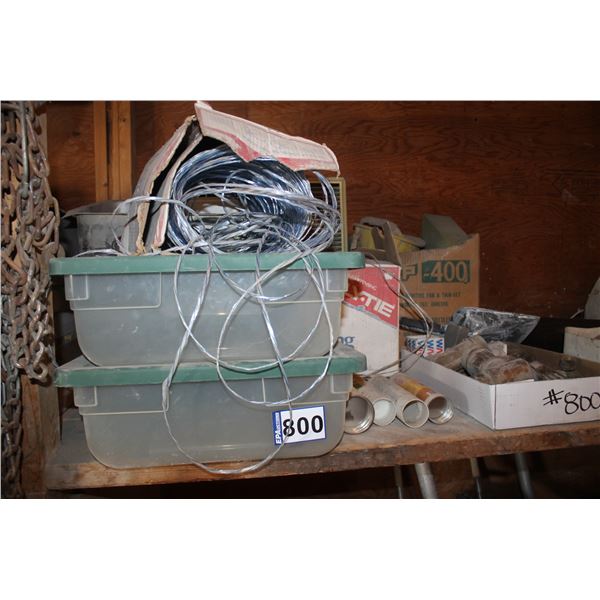 2- Plastic bins, twine, building paper and fan