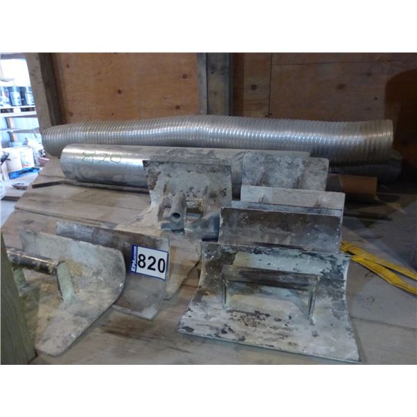 Various edgers, flex pipe