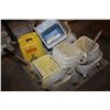 Image 3 : Approx. 5- mop buckets & 3- signs