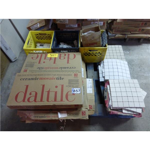 Qty of 2 x 2 mosaic, various colors. No slabs to be loaded until  Feb 15th. Forklift is onsite. No l