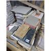 Image 1 : Pallet of porcelain tiles 18" x 18", 2- boxes of 24" x 24" and 2 boxes of 12" x 12"