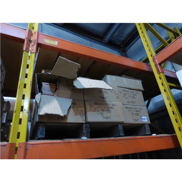 Approx. 250 sq ft of 4" x 4" unglazed floor tile