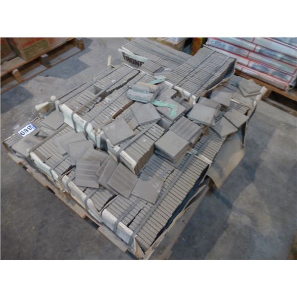 Pallet of 3 1/2" x 3 1/2" quarry tile