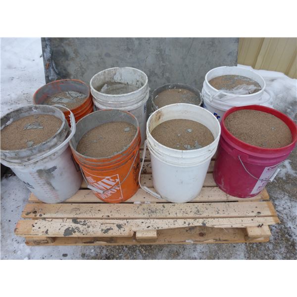7- Pails of sand