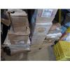 Image 1 : Approx. 12- boxes of 8" x 8" Almond ceramic tile and assorted porcelain and ceramic tile (various co