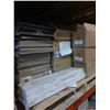 Image 2 : Pallet of 12" x 12" porcelain tiles and 6" x 6" ceramic tiles (various colors)