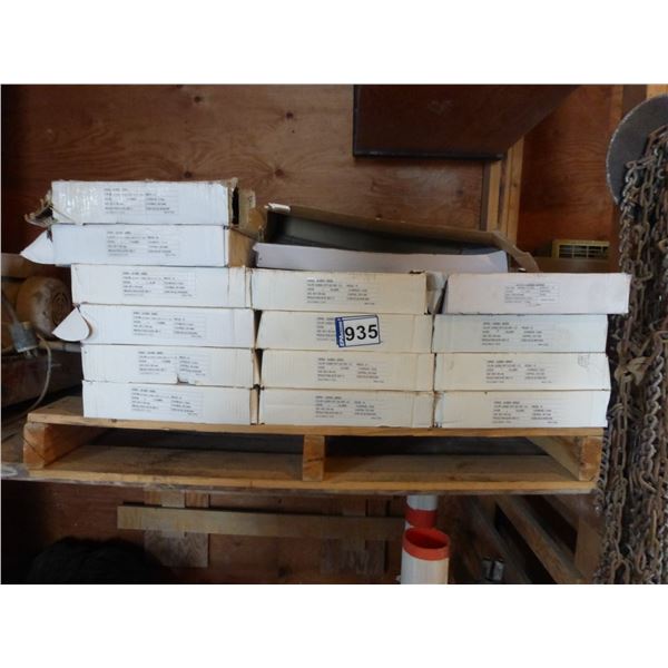 Approx. 29- boxes of 2 x 2 Quebec dark grey mosaic tiles, Mottled grey marble and misc.