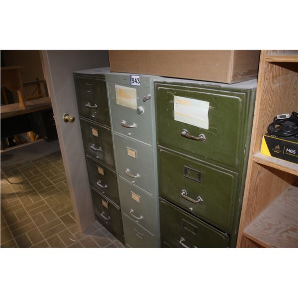 3- 4 drawer cabinets