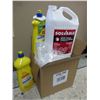 Image 1 : 1- box of caulking, 2- bottles of Sunlight dish soap and Methyl Hydrate