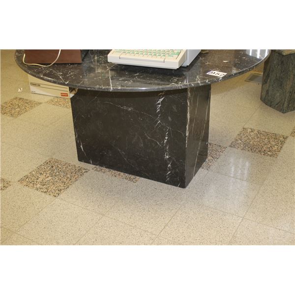Marble round table, 42"