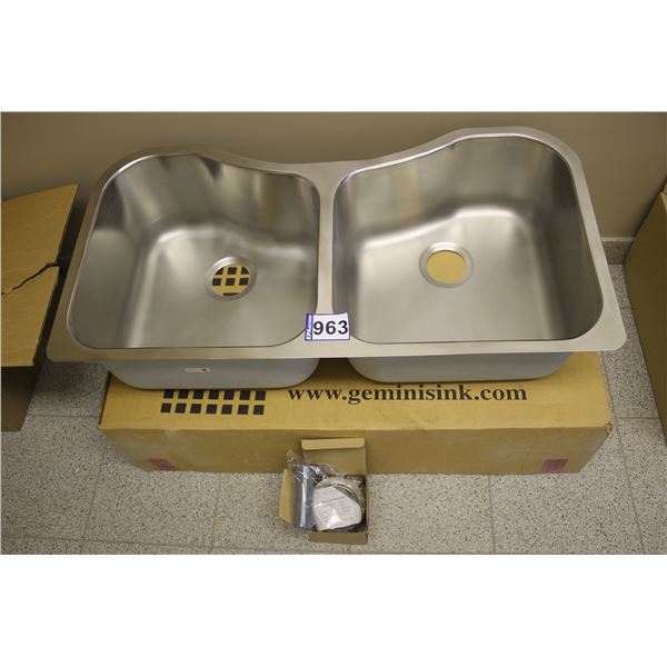 Gemini sink 38.5" x 28", bottom mount