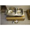 Image 1 : Kitchen double sink, 37 1/2" x 20", bottom mount