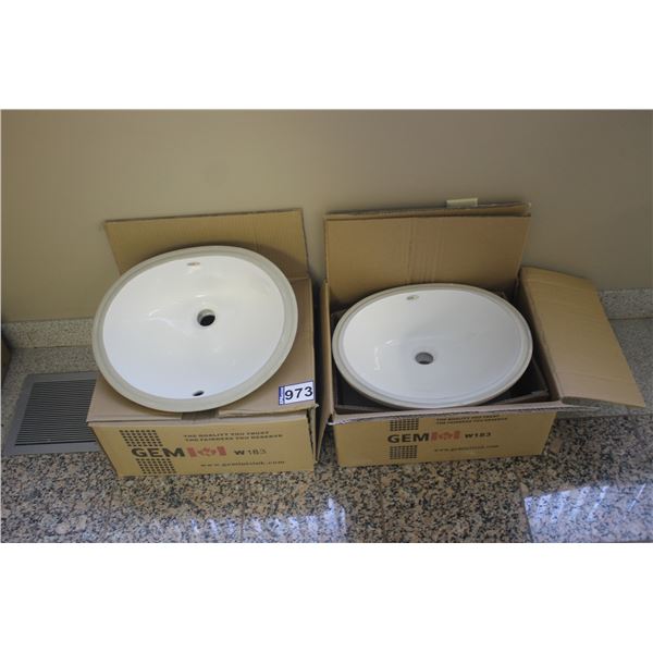 Gemini sink, 17 3/4", bottom mount (so much each x 2)