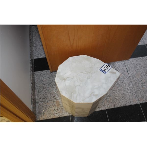 Tear drop Granite table, 13.5" x 17"