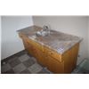 Image 1 : Sink c/w vanity, 66" x 24"