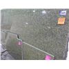 Image 1 : 3- Slabs, Various sizes  x 3/4" thick, Moss green Granite