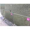 Image 2 : 3- Slabs, Various sizes  x 3/4" thick, Moss green Granite