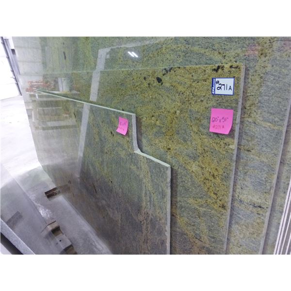 3- Slabs, Various sizes  x 3/4" thick, Juperana Fantastico Granite