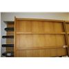 Image 1 : Wall unit c/w granite top, approx. 48" x 84"