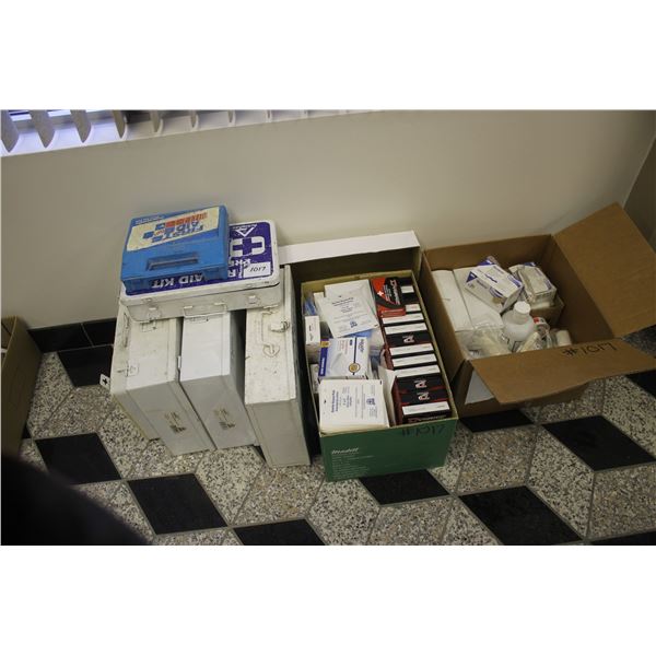 Qty of first aid kits & supplies