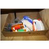 Image 2 : 2- boxes of latex gloves, box of spacers, brushes, etc.